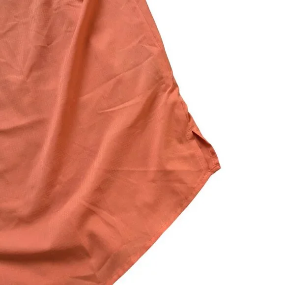 Columbia Sportswear PFG Button Performance Fishing Gear Shirt Orange Mens XL - Picture 7 of 12